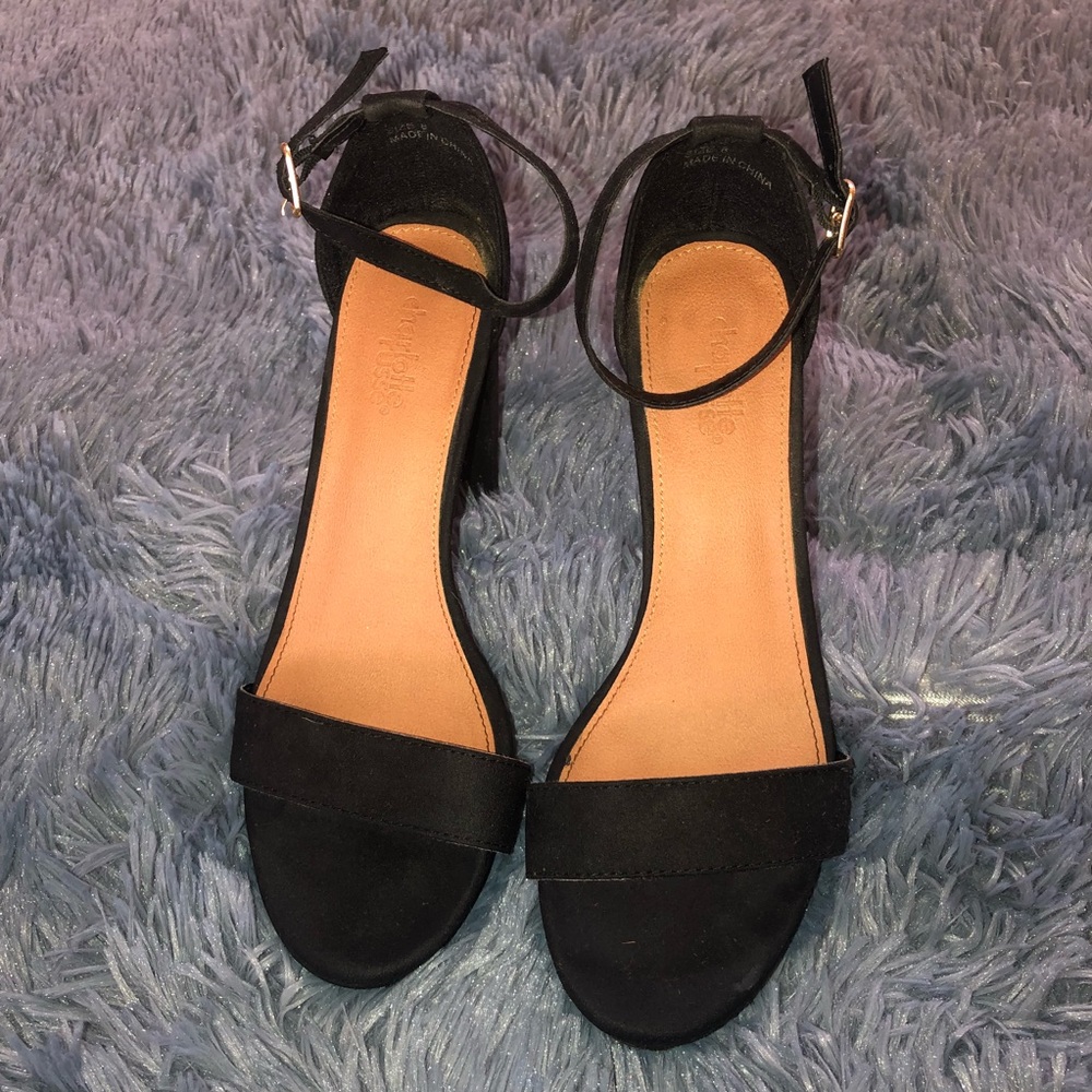 Black heels